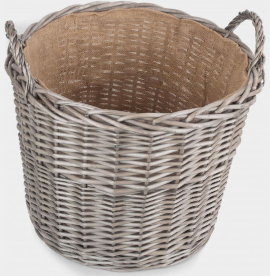 Extra Large Round Lined Log Basket Norland Products